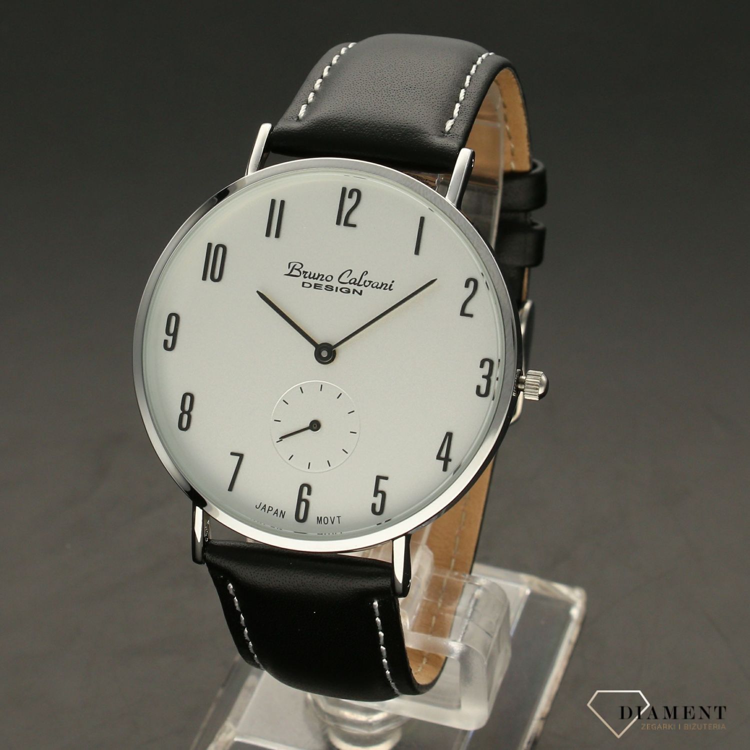 Zegarek męski na pasku Bruno Calvani Classic BC90812 SILVER.jpg
